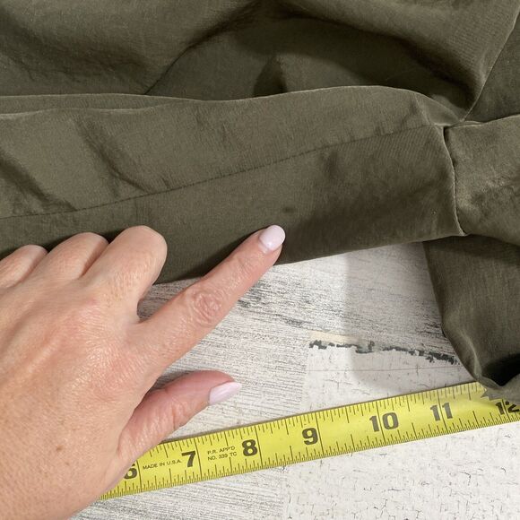 Barney’s‎ New York Army Green & Black Joggers Zipper Back Pocket pants Size 2 - Picture 10 of 11
